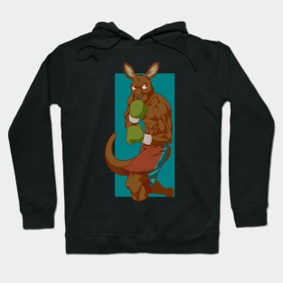 With boxing gloves - cartoon kangaroo boxer Hoodie